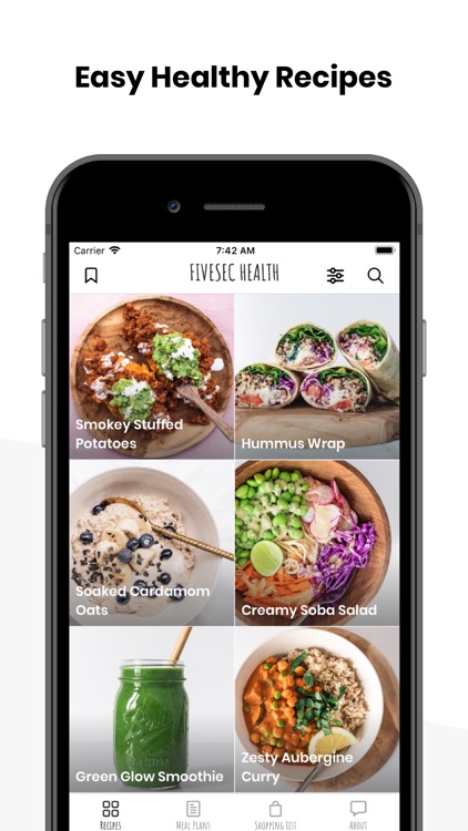 FIVESEC HEALTH: Vegan Recipes screenshot-0