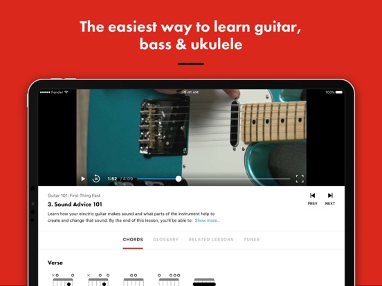 Guitar Lessons | Fender Play screenshot