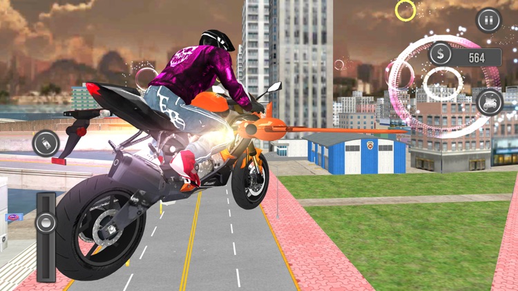 Future Motorcycle Road Drive screenshot-3