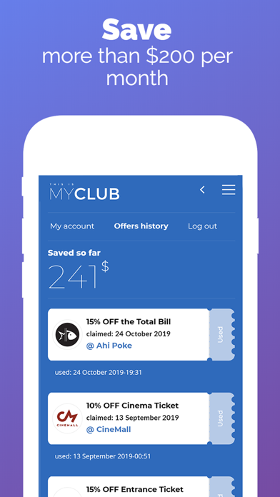 My Club - Discounts & Benefits screenshot 3
