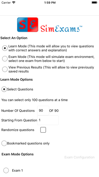 How to cancel & delete SimExam Exam Engine from iphone & ipad 3