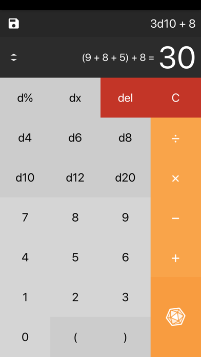 How to cancel & delete d20 Calculator from iphone & ipad 1