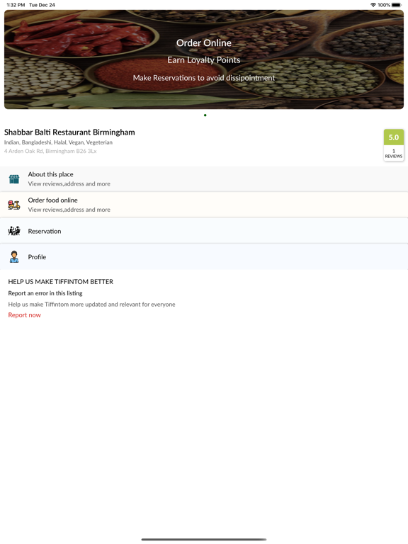 Screenshot #5 pour Shabar Balti Restaurant