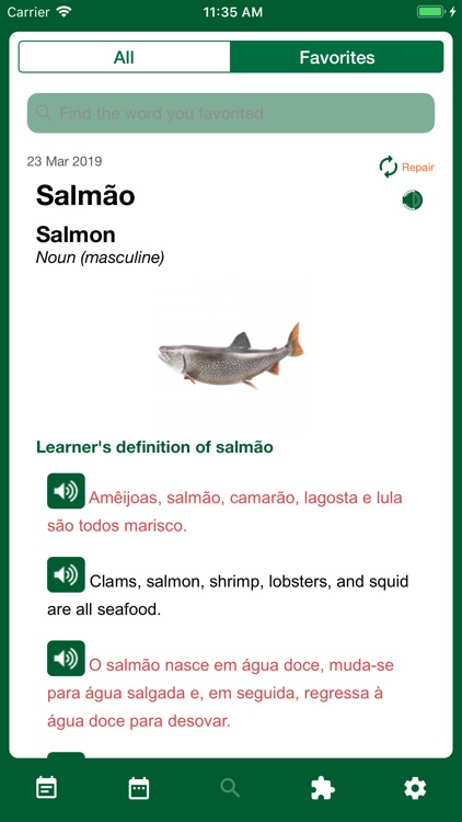 Portuguese Word of the Day screenshot-4