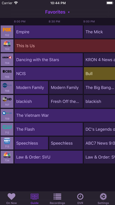 Channels: Whole Home DVR screenshot 2
