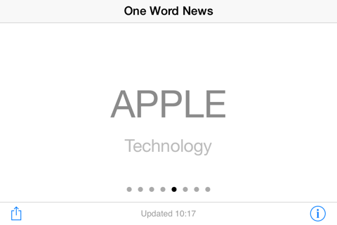 One Word News screenshot 2