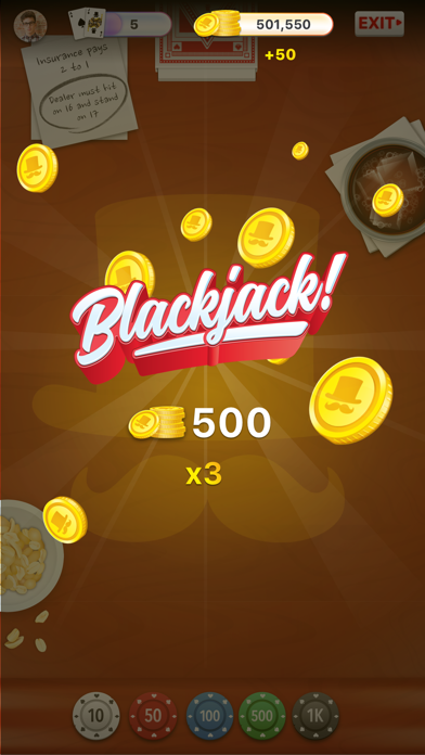 How to get blackjack on lucky day app play