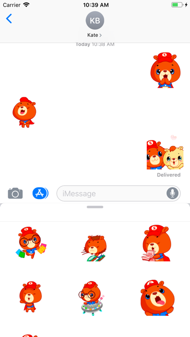 How to cancel & delete Super Bear: Animated Stickers from iphone & ipad 2