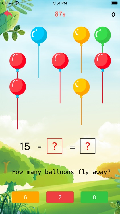 Balloon Subtraction