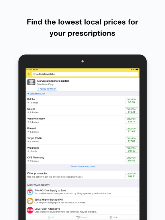 GoodRx - Prescription Drug Prices, Coupons and Pill Identifier screenshot