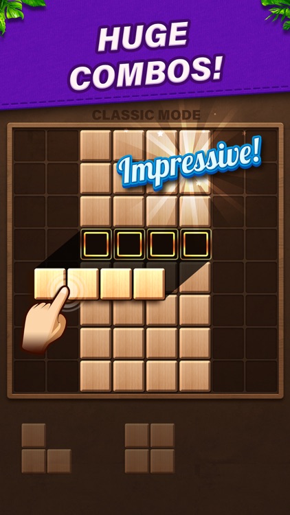 Fill Wooden Block Puzzle 8x8
