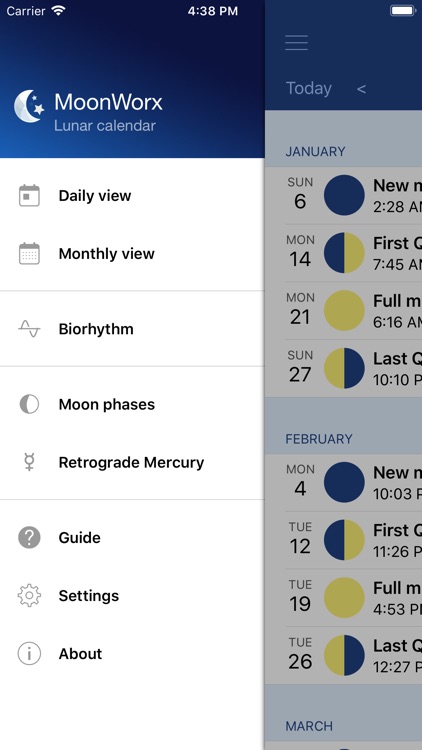 MoonWorx Lunar Calendar screenshot-6