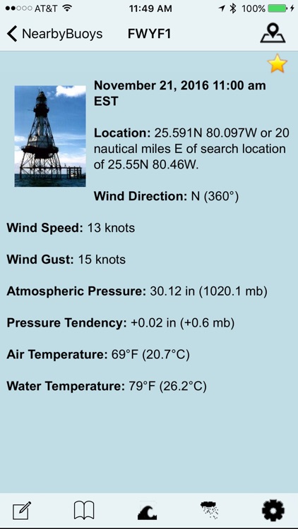 NOAA Buoy and Tide Data screenshot-3