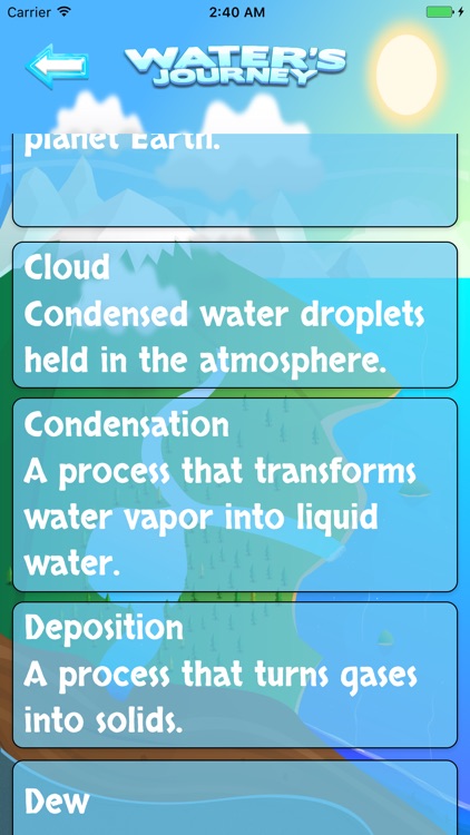 The Water Cycle Game Pro