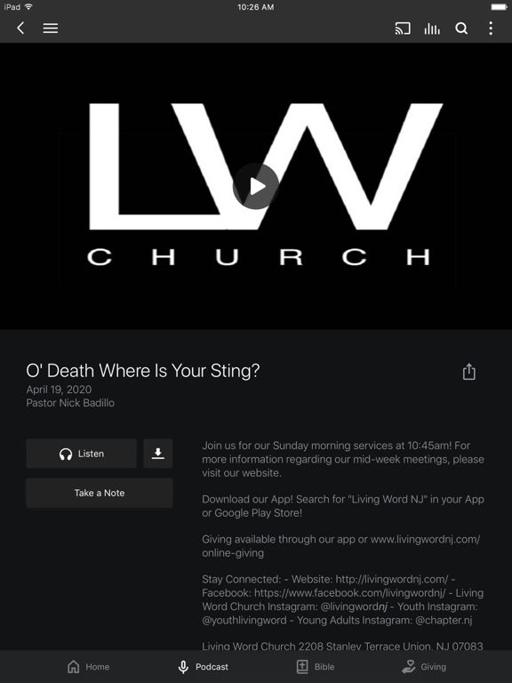 Screenshot #6 pour Living Word Church NJ