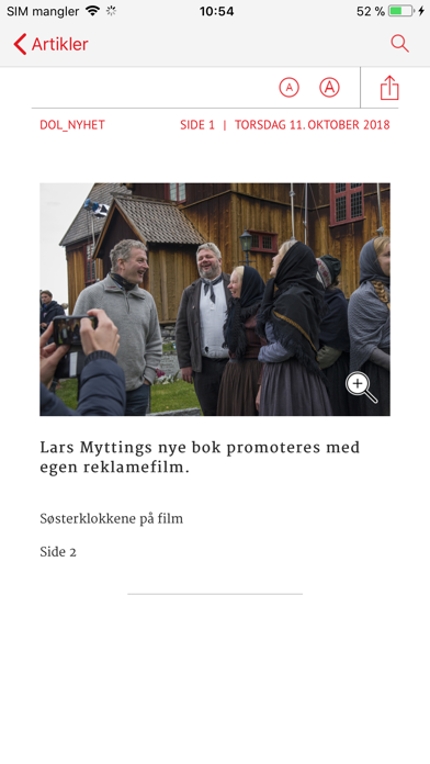 Dølen eAvis screenshot 4