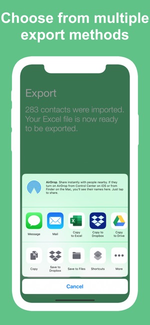 Export Contacts to Excel(圖4)-速報App