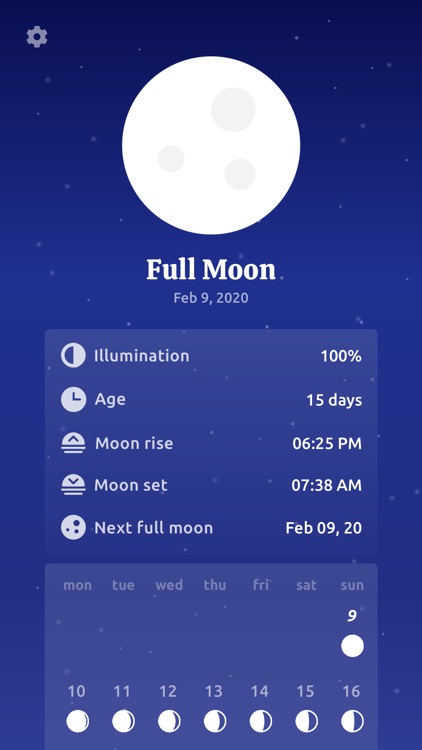 Moon Child: A Moon Data App