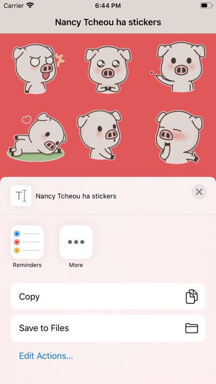 Nancy Tcheou ha stickers screenshot-3