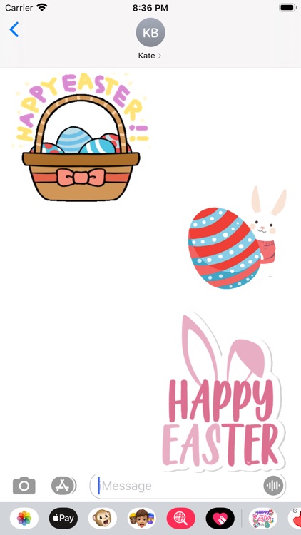 Animated Easter Sticker