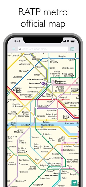 Paris Metro Map and Routes