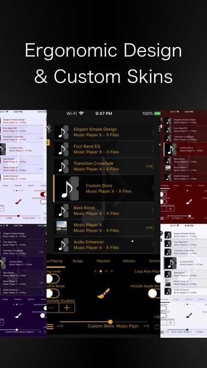 Music Player X - MP3 EQ Mixing screenshot-4