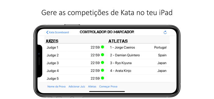 Marcador de Kata Karate