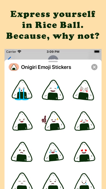 Onigiri Emoji Stickers