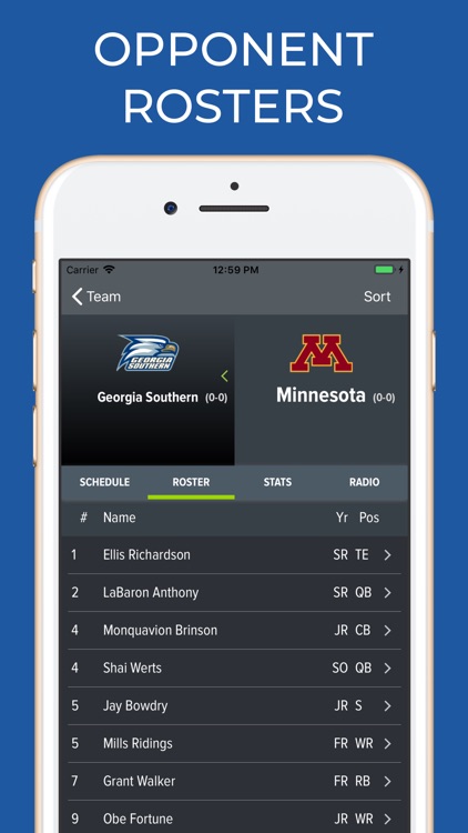 Minnesota Football Schedules screenshot-7
