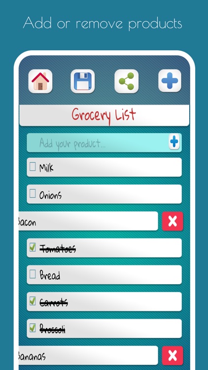 Grocery Lists – Smart shopping