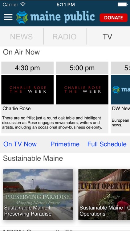 Maine Public Broadcasting App