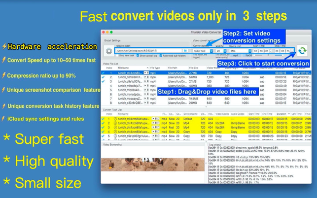 ‎Thunder Video Converter Pro Screenshot