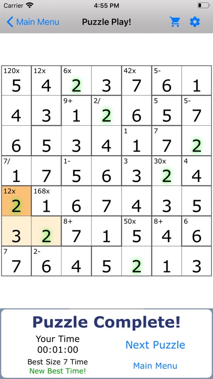 Mathdoku Challenge! screenshot-4