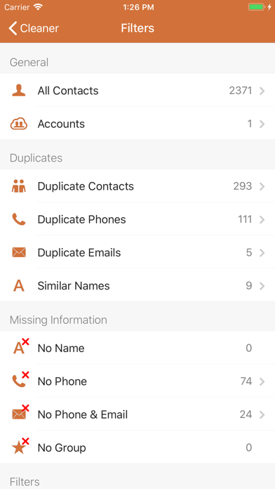 Cleaner - Remove Multiple Contacts Fast Screenshot 4