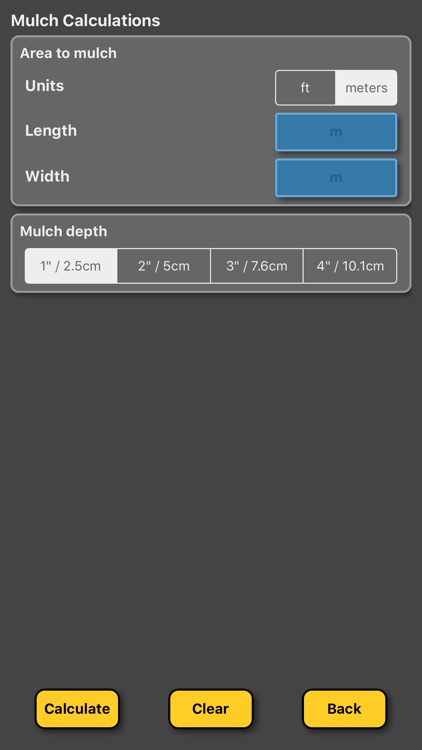 Mulch calculator for gardens screenshot-4