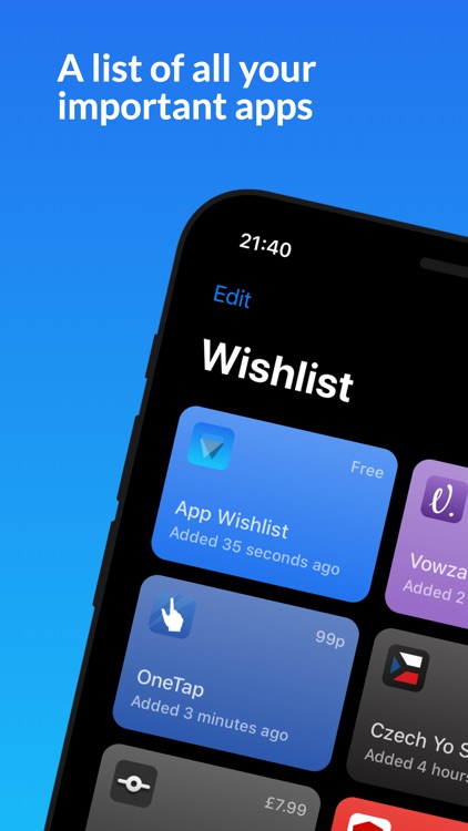App Wishlist
