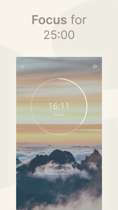 Pomodoro focus timer & keeper Screenshot 1