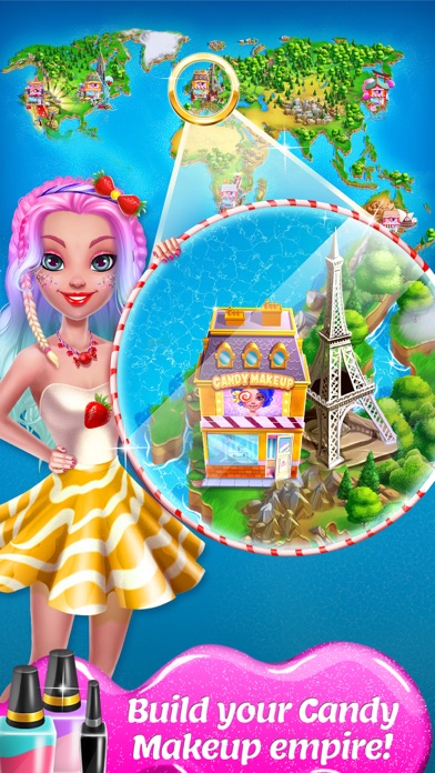Candy Makeup - Sweet Salon Game for Girls Screenshot 5