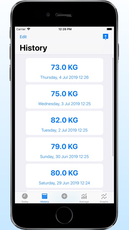 Average Weight Tracker screenshot-4