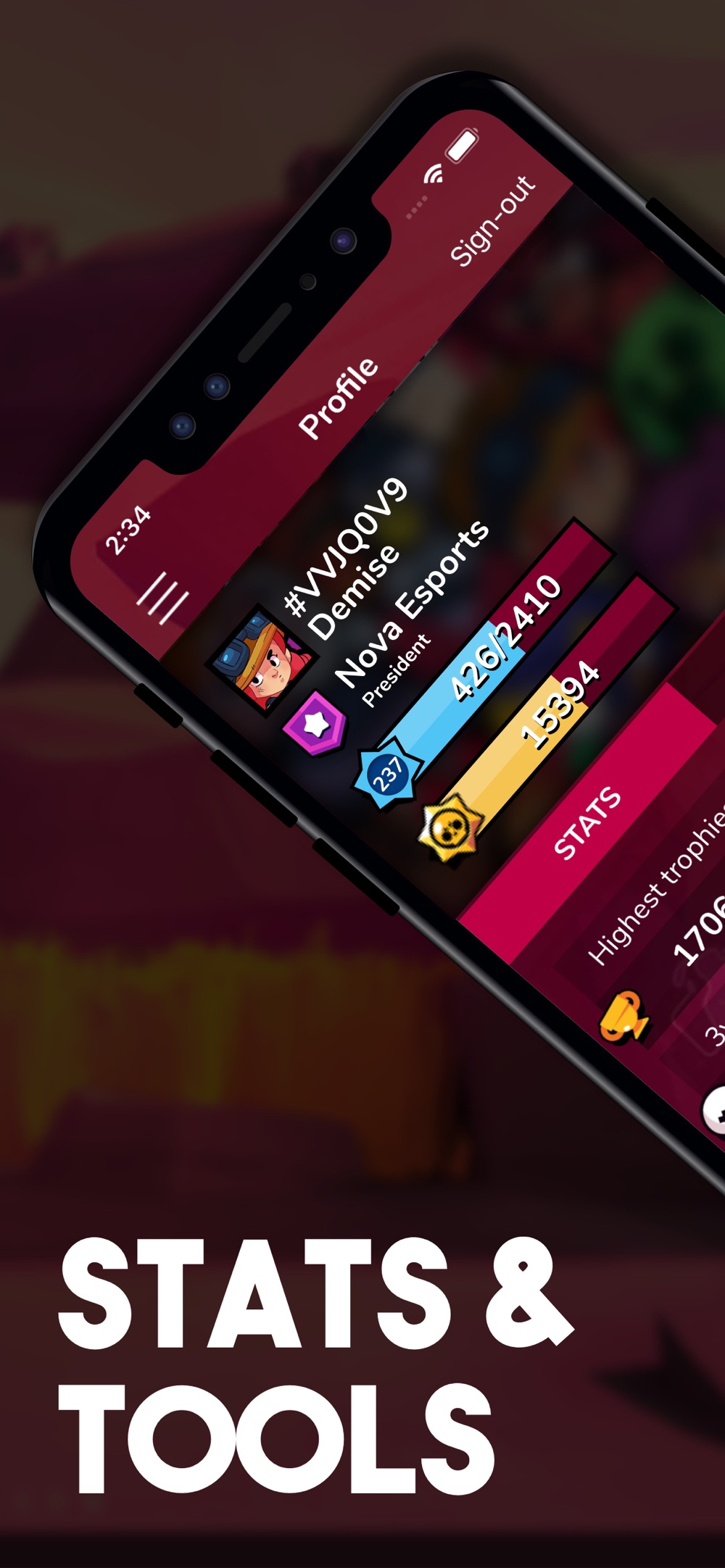 Stats & Tools for Brawl Stars Cheat Codes