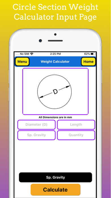 Fabrication Weight Calc Pro screenshot 2