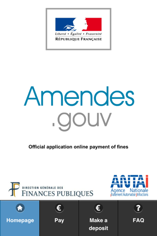 Amendes.gouv - náhled