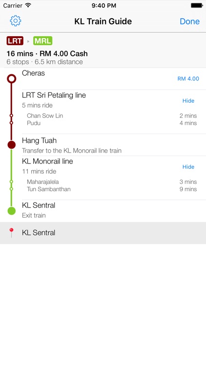 Kuala Lumpur Train Guide 2 screenshot-4