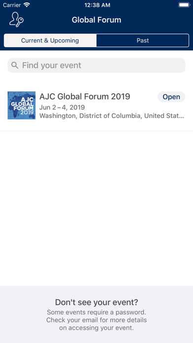 How to cancel & delete AJC Global Forum from iphone & ipad 2