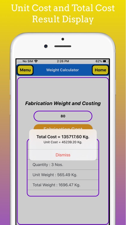 Fabrication Weight Calc Pro screenshot-5