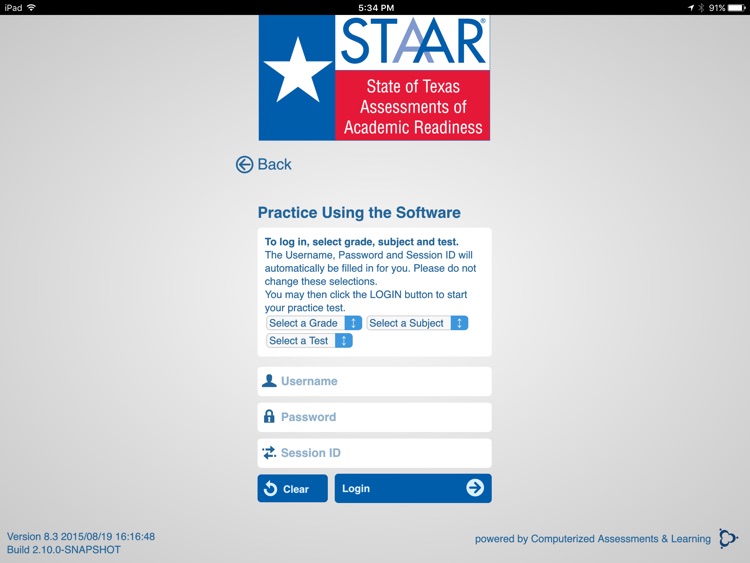 STAAR Online Testing Program