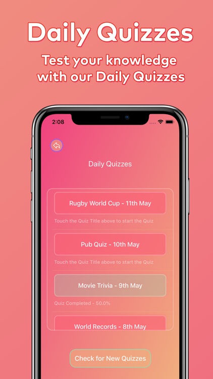 Quizicle Quiz App