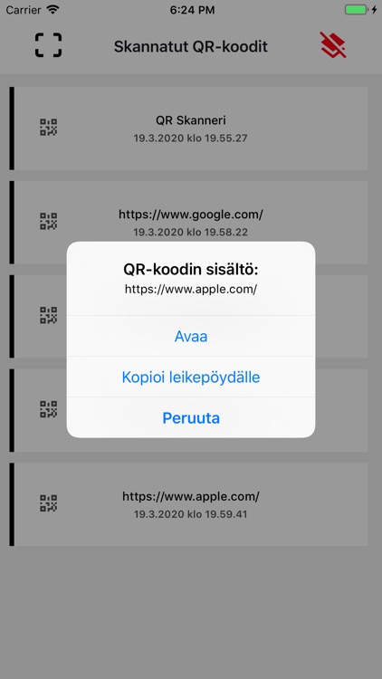 QR Skanneri