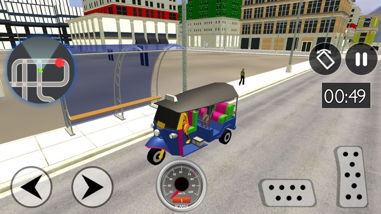 Tuk Tuk Rickshaw Driving screenshot-5