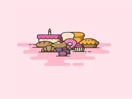 The HotBakeryST is a small sticker, which are show the 50 Bakery sticker in cartoon